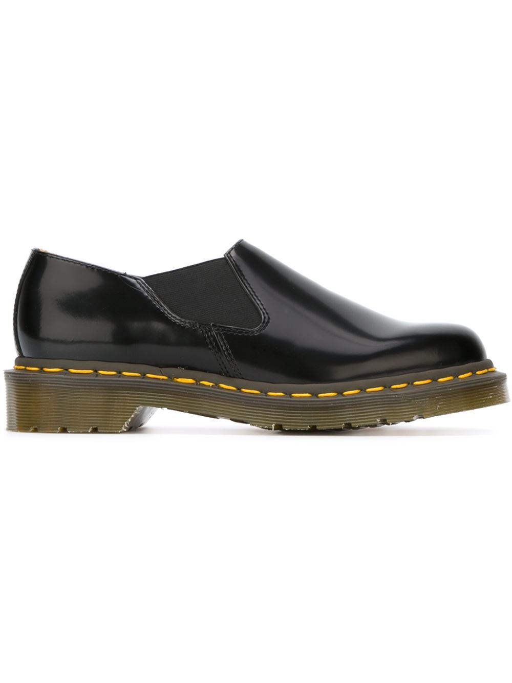 Comme des garçons Elasticated Patent-Leather Shoes in Black | Lyst