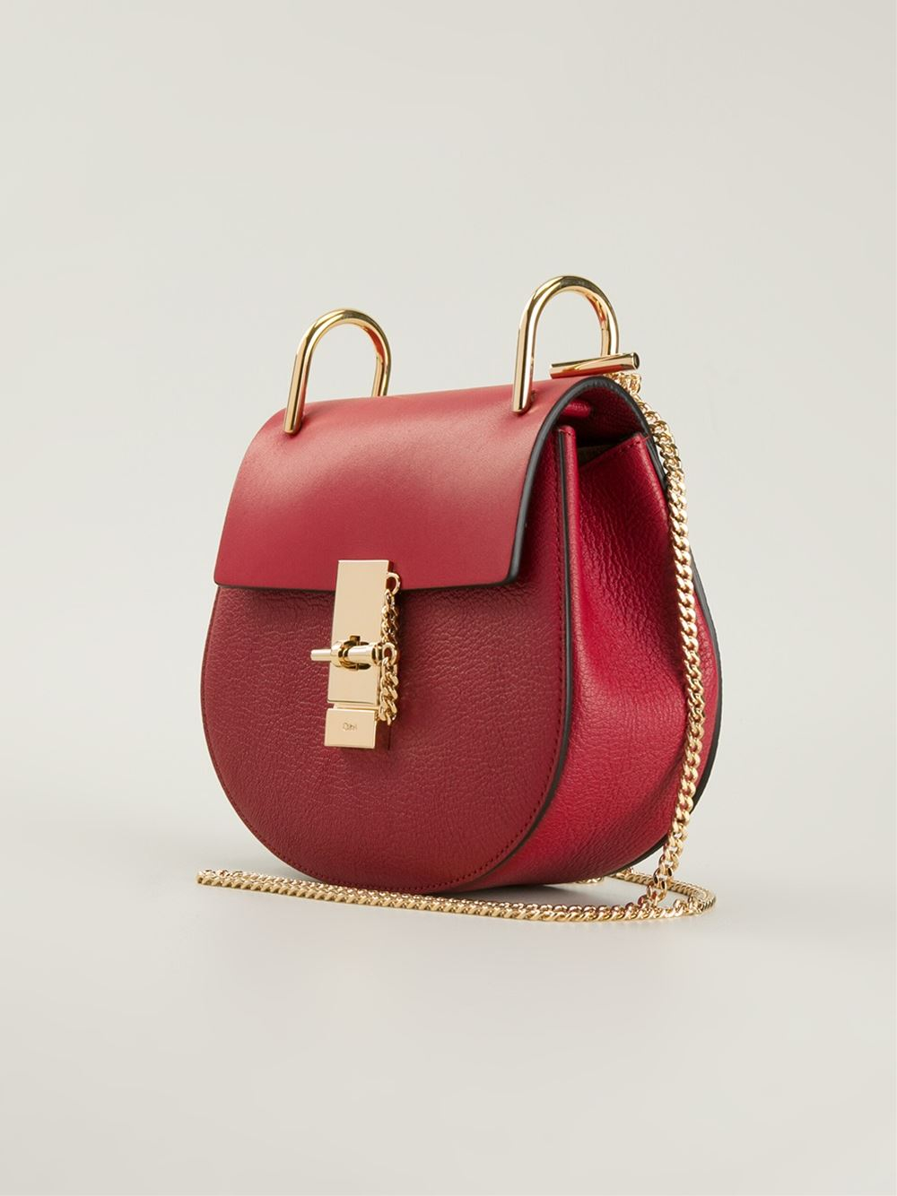 Lyst - Chloé Drew Shoulder Bag in Red