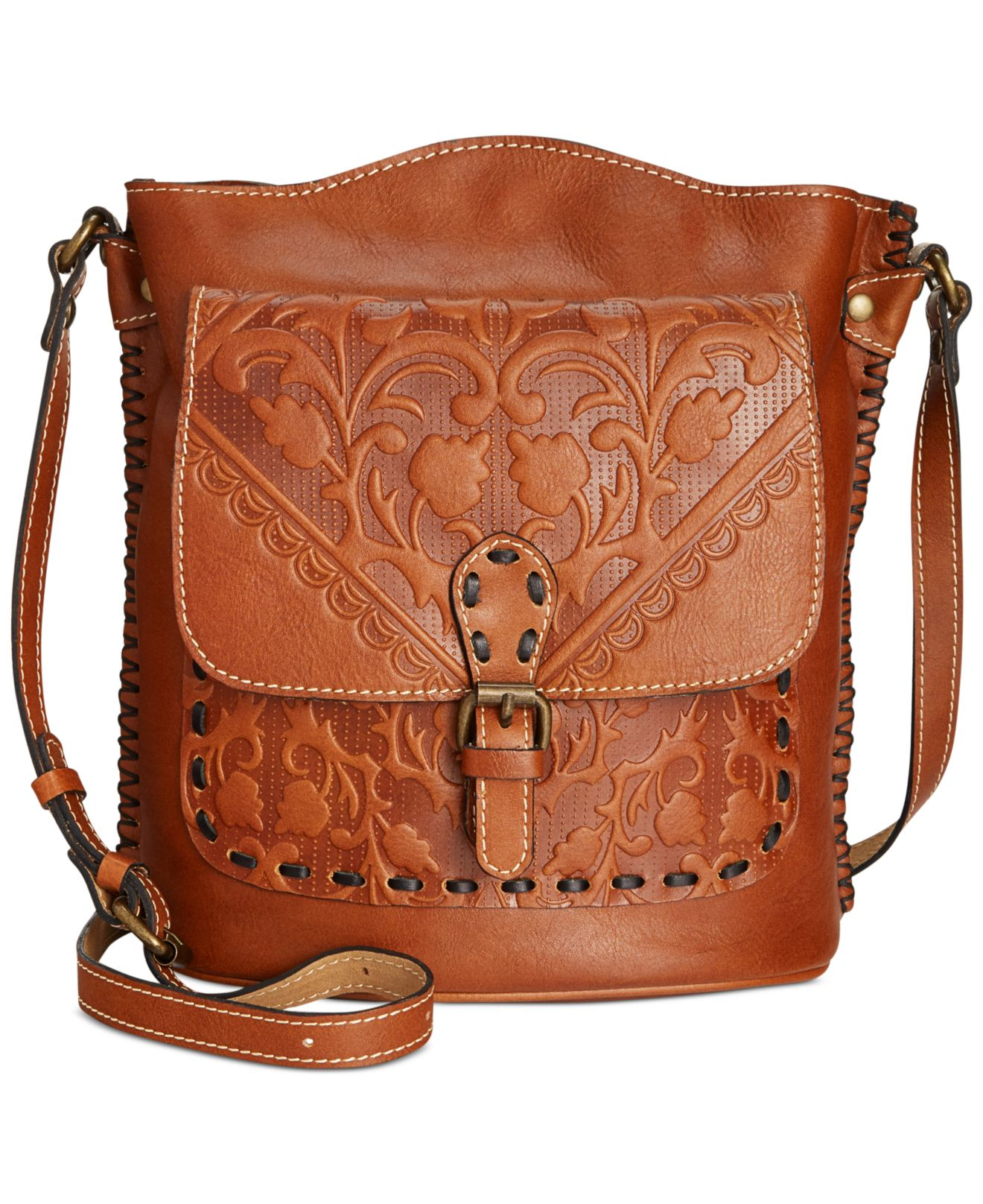 Patricia nash Italian Folklore Lavello Sling in Brown Lyst
