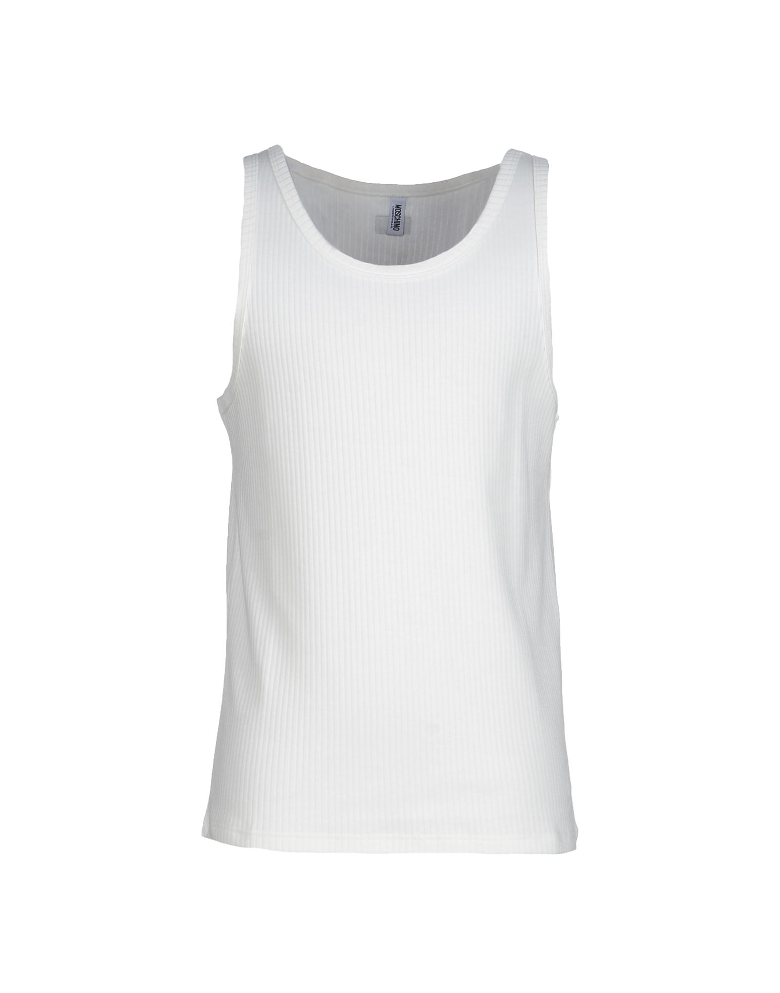 Moschino Sleeveless Undershirt In White For Men Lyst   Moschino Underwear White Sleeveless Undershirt Product 1 300285867 Normal 