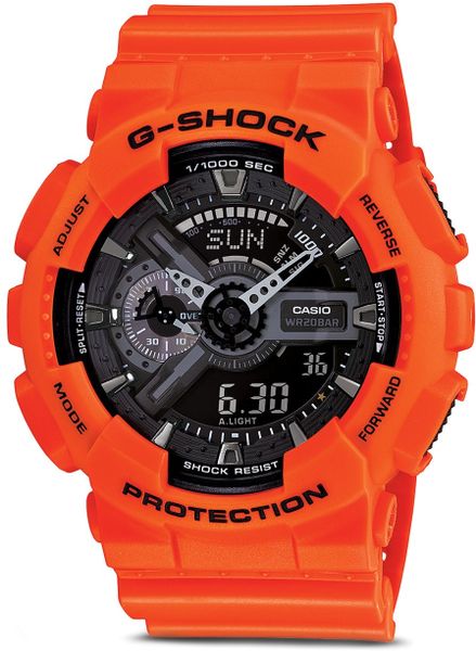 g shock orange blue