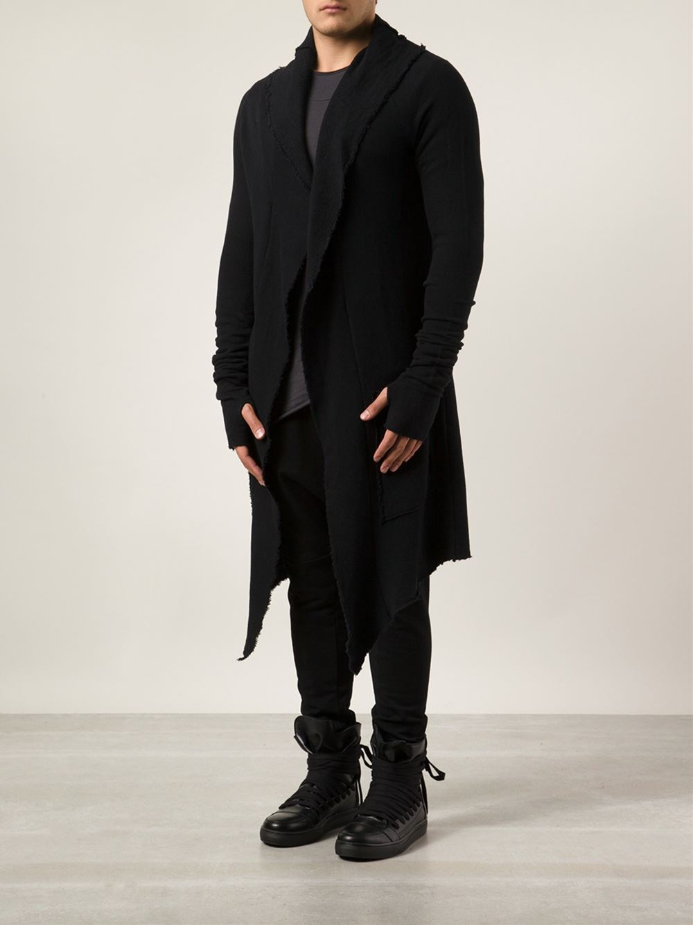 Lyst - Thom krom Long Knit Sweater in Black for Men