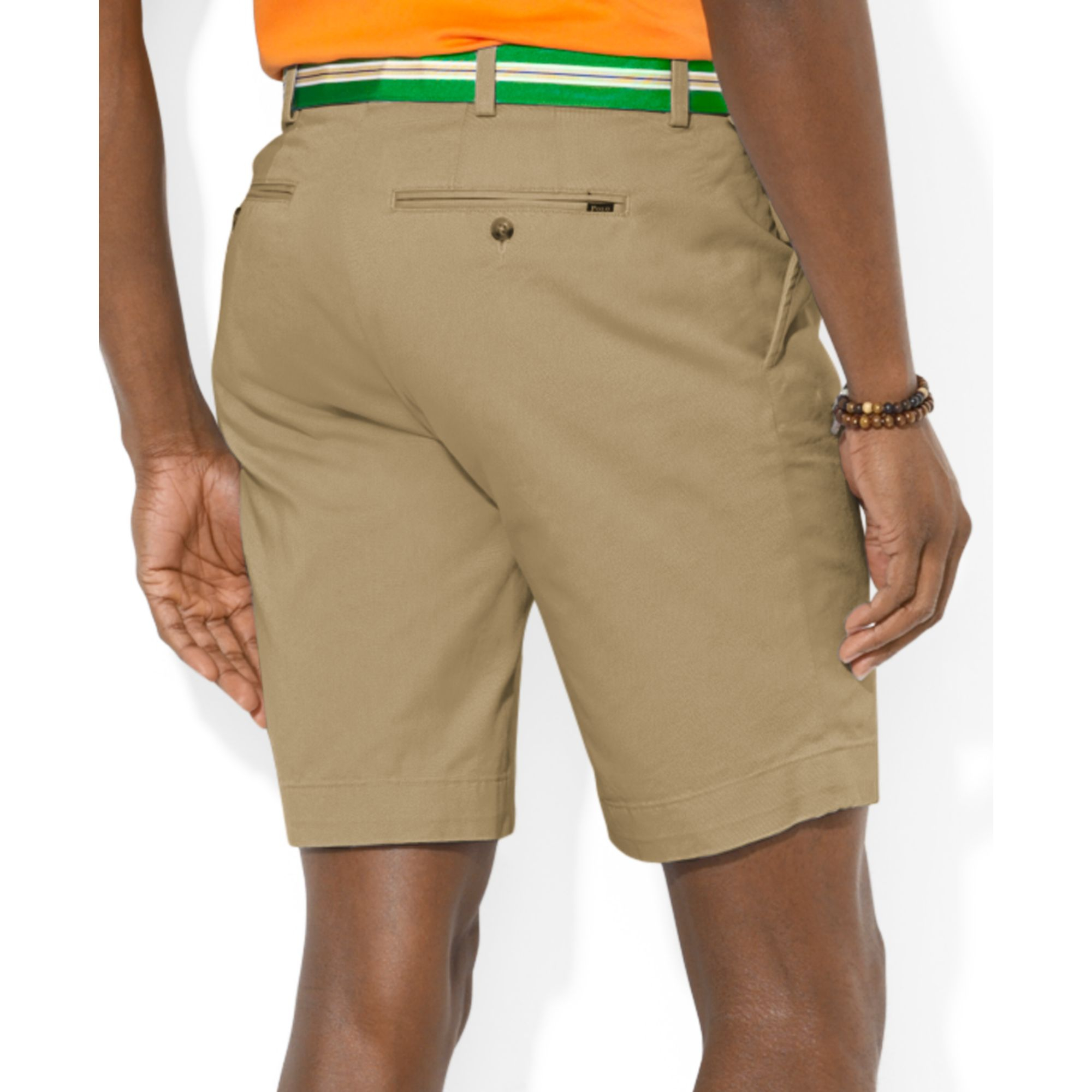 Polo ralph lauren Polo Classicfit Chino Shorts in Natural for Men ...