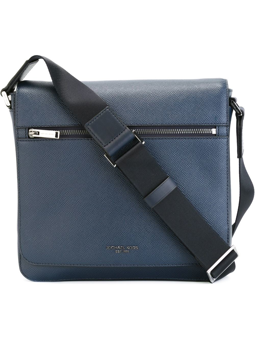 Michael Kors Medium &#39;harrison&#39; Messenger Bag in Blue for Men - Lyst