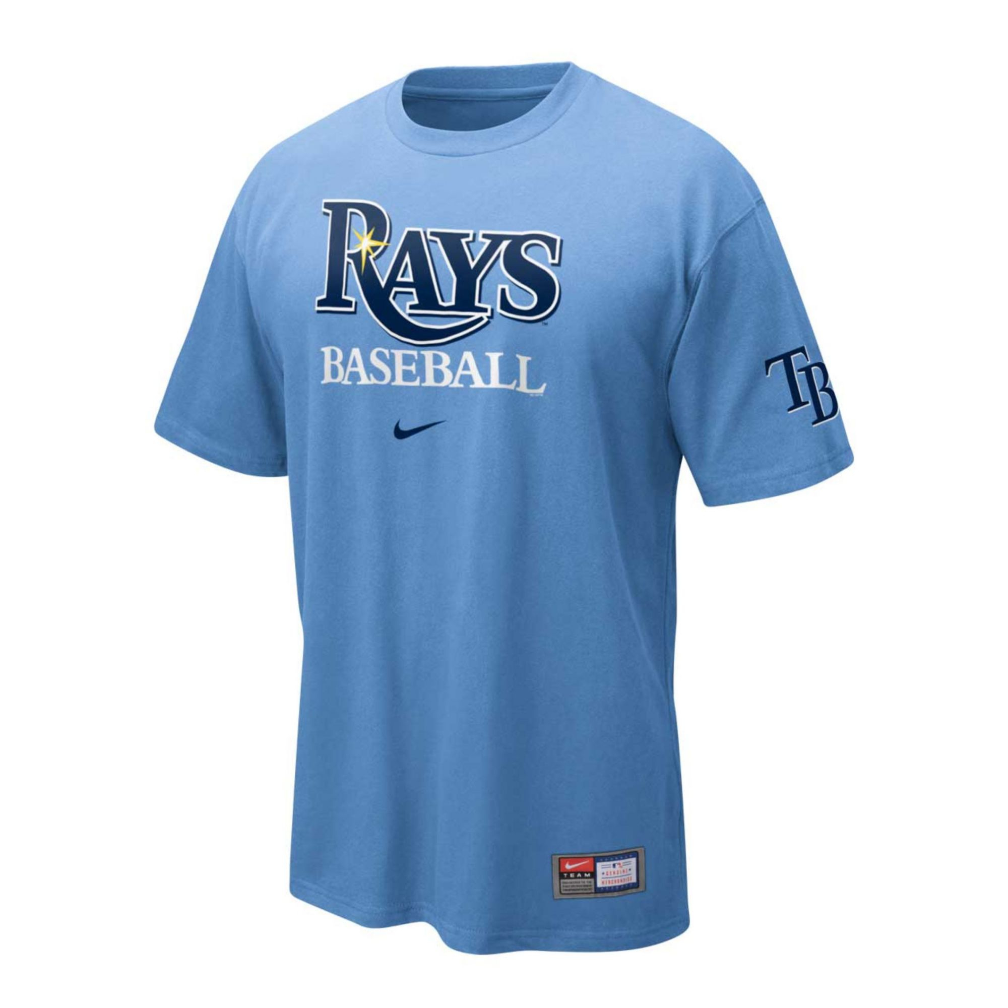 Nike Mens Tampa Bay Rays Practice Ii Tshirt in Blue for Men (LightBlue ...