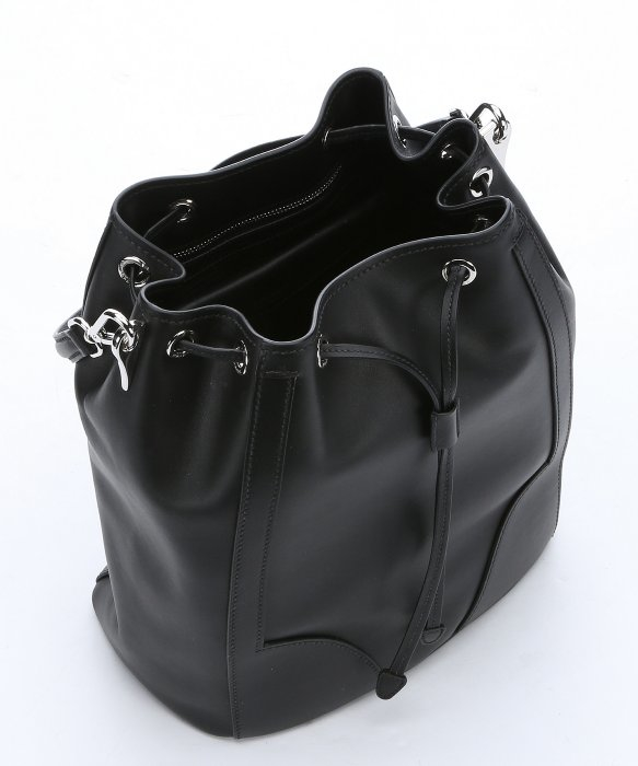 Prada Black Calfskin \u0026#39;city Sport\u0026#39; Bucket Shoulder Bag in Black | Lyst