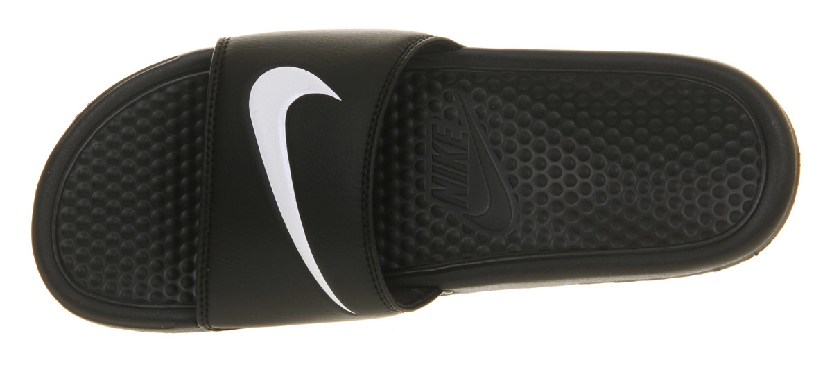 Lyst - Nike Benassi Swoosh Slide in Black for Men