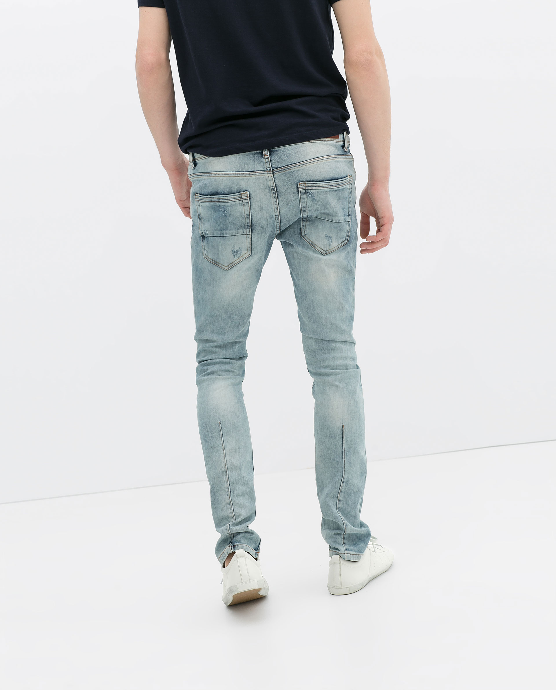 Zara Skinny Jeans in Blue for Men | Lyst