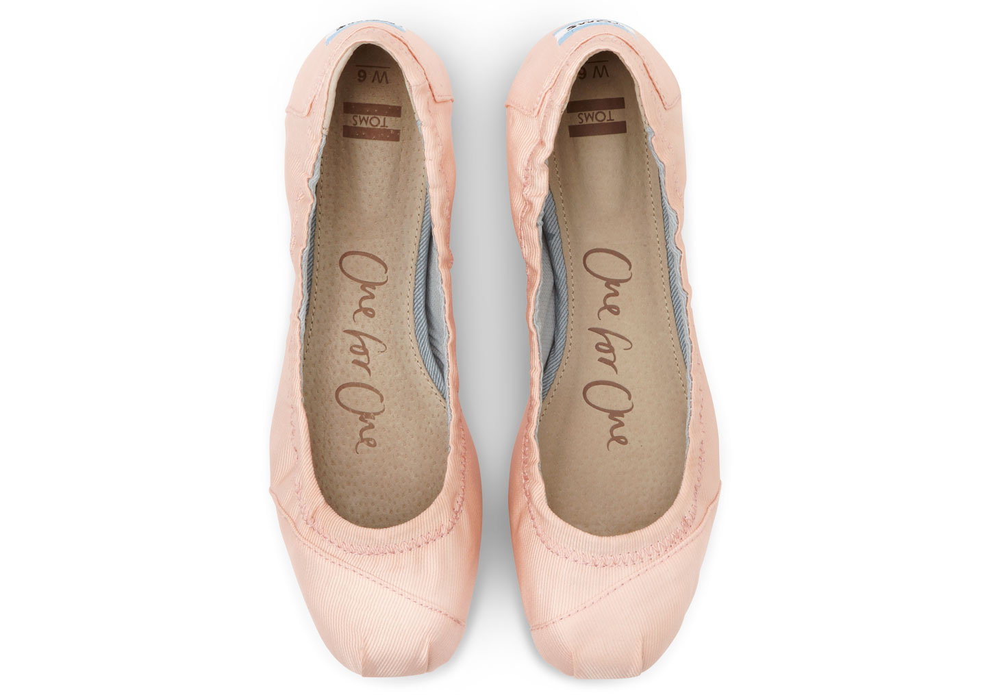 Toms Grosgrain Ballet Flats In Pink Lyst