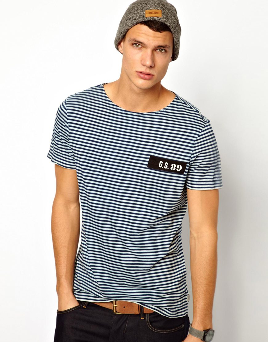 G-Star Men's Inigo V-Neck Short Sleeve T-Shirt G-Star Men's Inigo V-Neck Short Sleeve T-Shirt