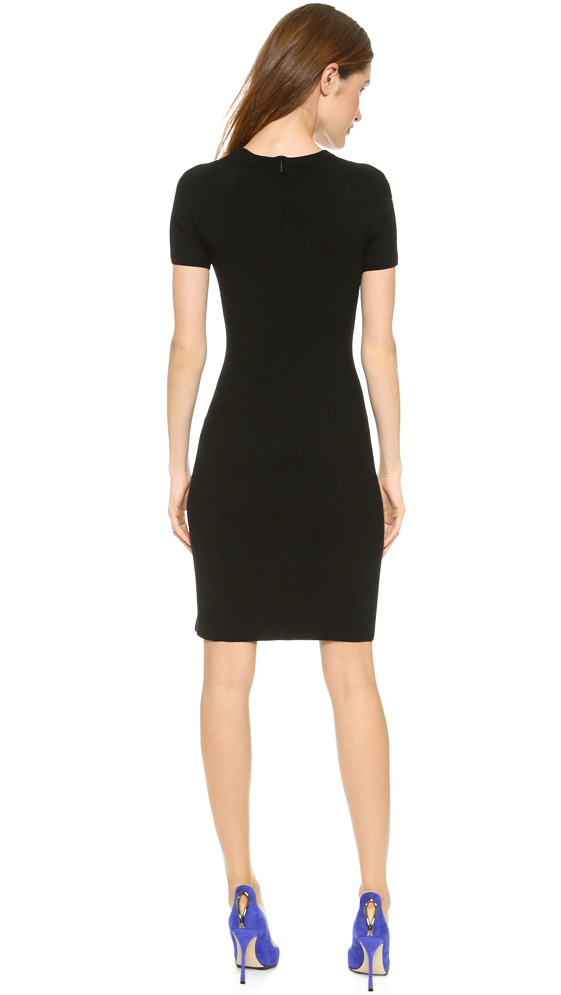 burch gemma dress blackdotted pony jacquard in black lyst burch gemma dress blackdotted pony jacquard in black lyst