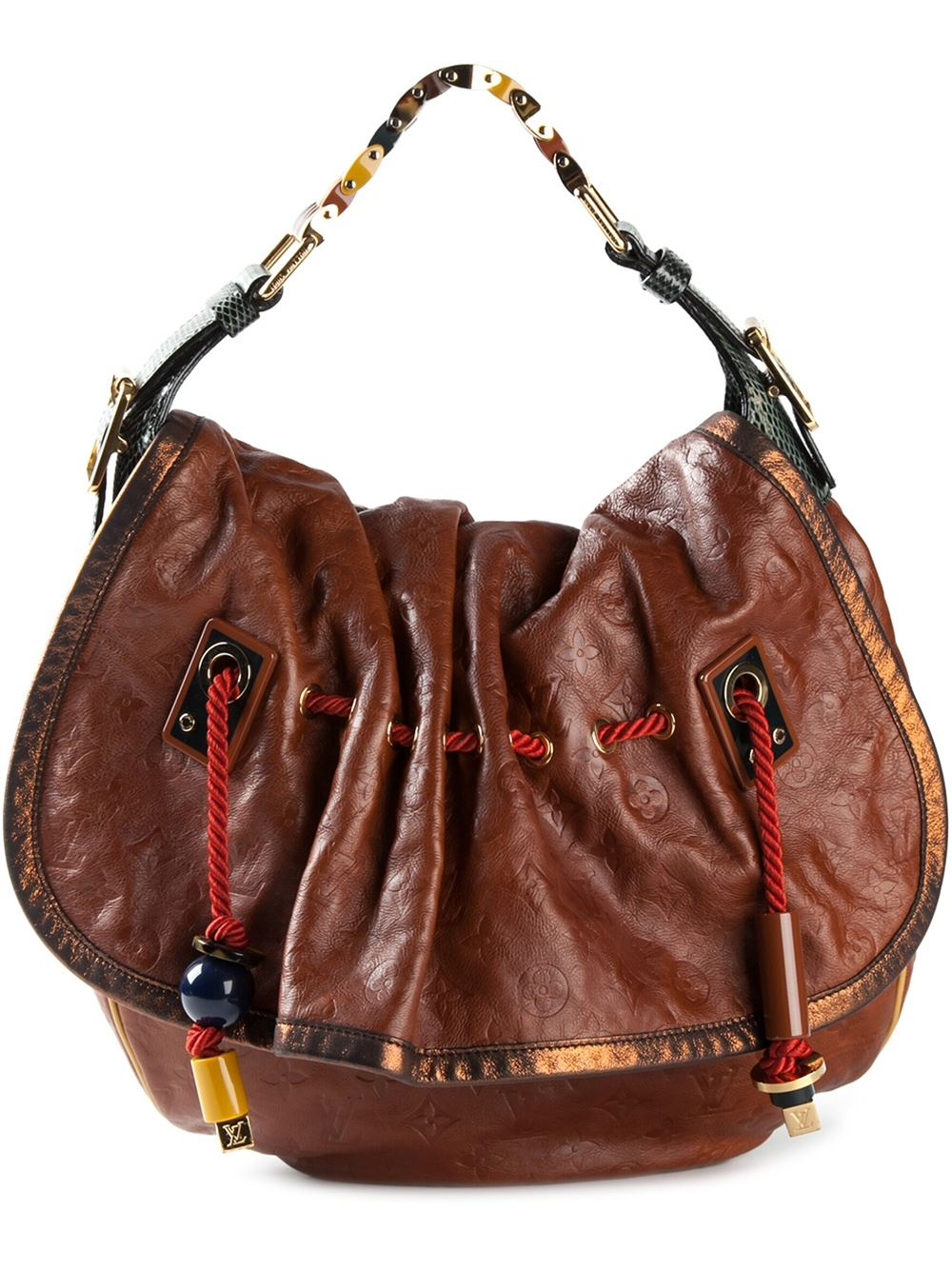 Lyst - Louis Vuitton Hobo Shoulder Bag in Brown