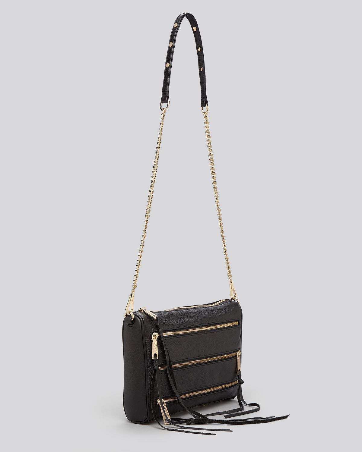 Lyst Rebecca Minkoff Crossbody Five Zip in Black