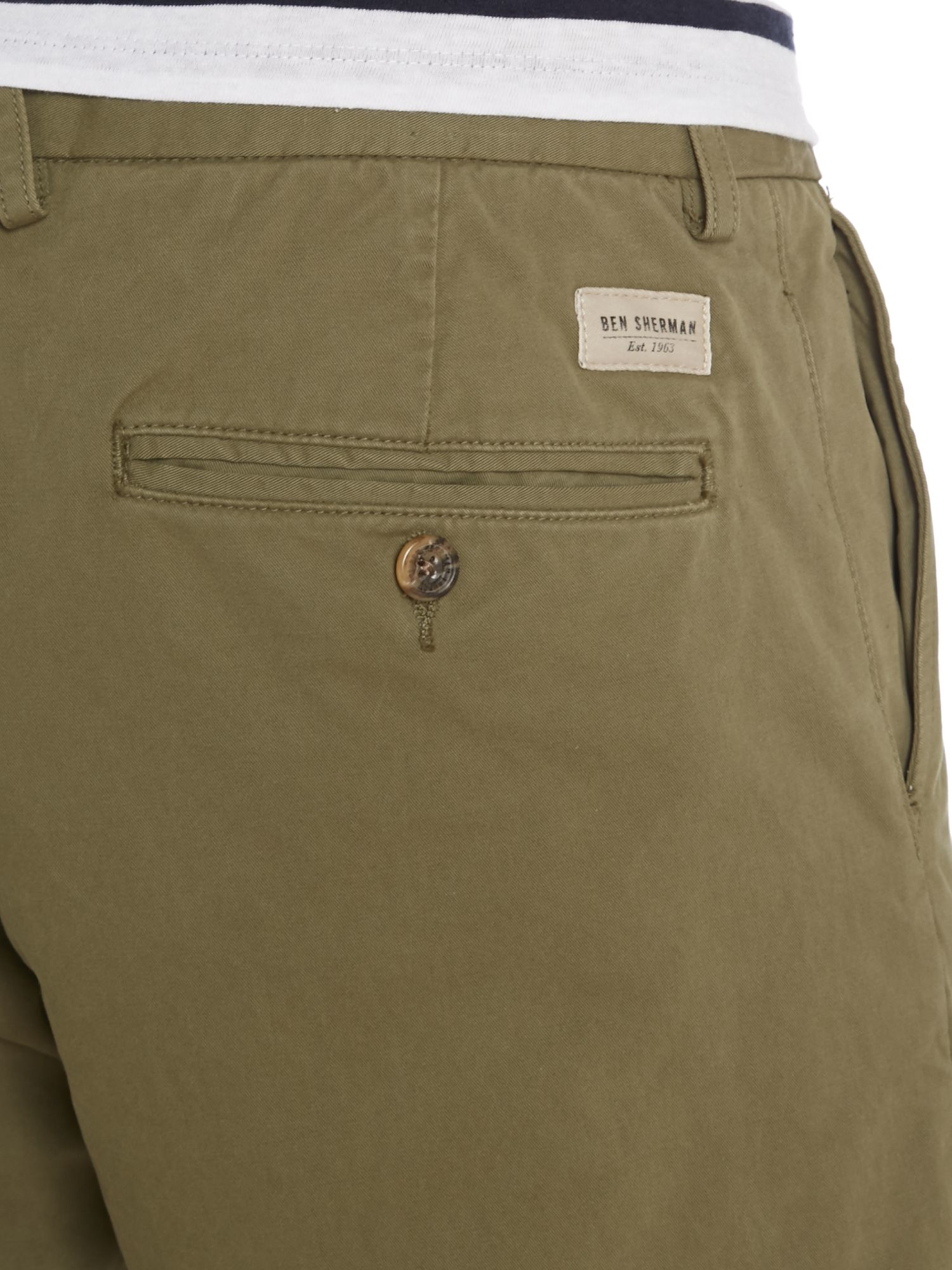 Ben sherman Ec1 Chino Shorts in Green for Men | Lyst