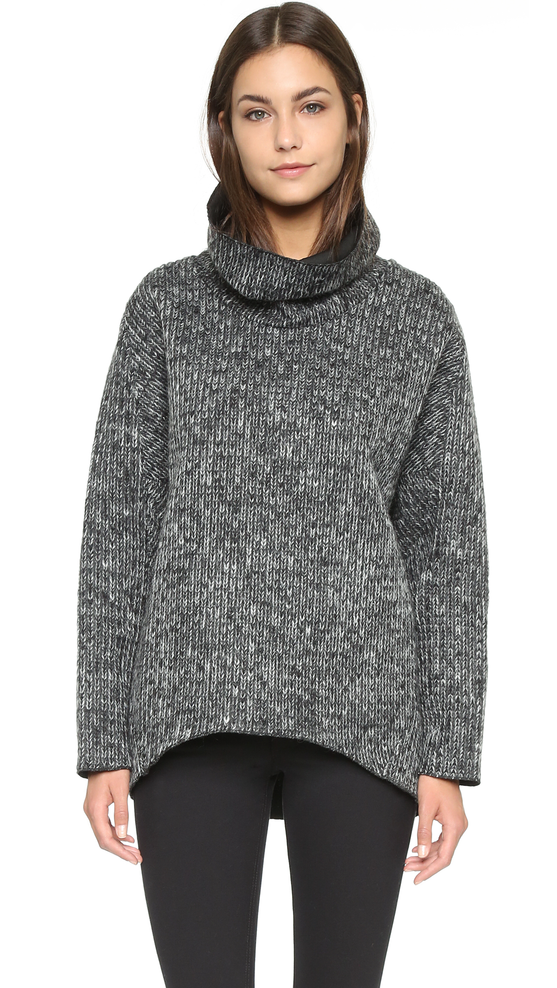 Lyst - Margaux Lonnberg Viktor Turtleneck Sweater - Grey in Gray