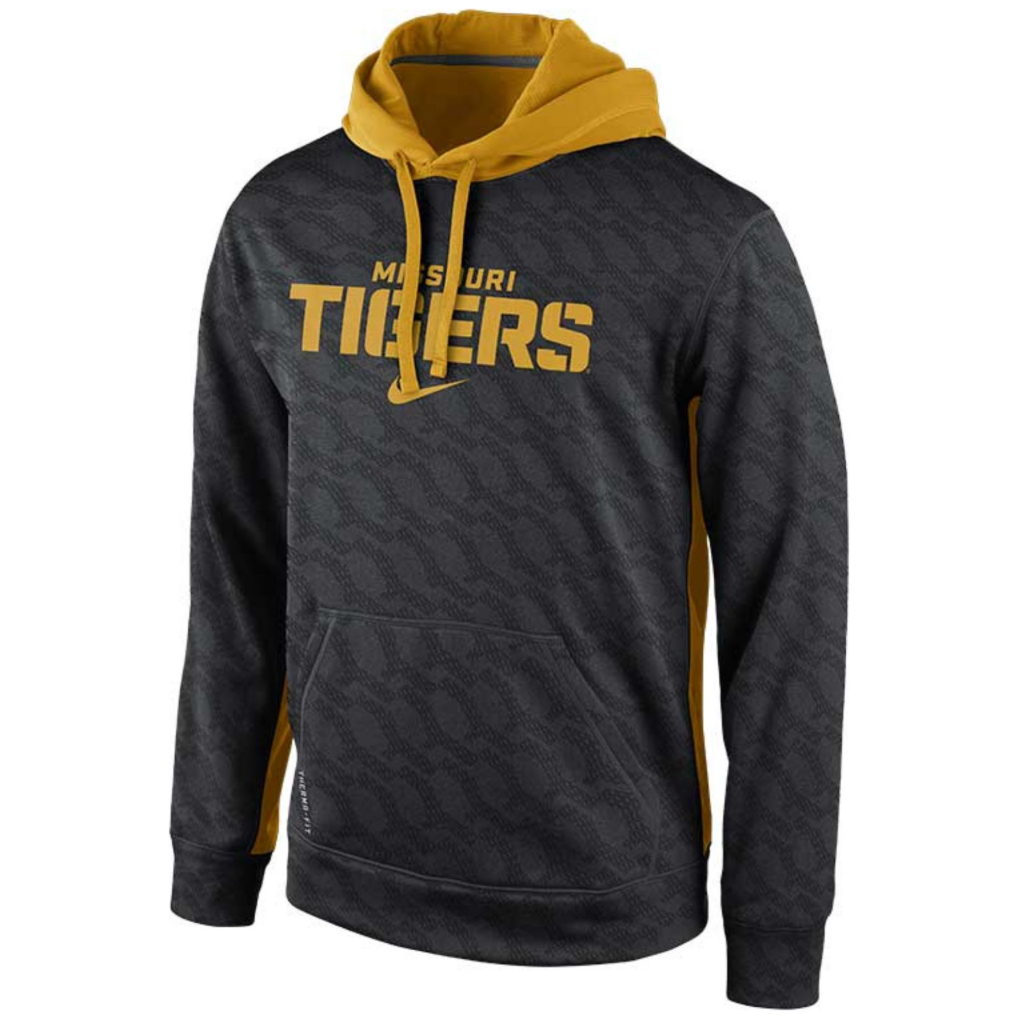 Nike Mens Missouri Tigers Thermafit Hoodie Sweatshirt in Black for Men ...