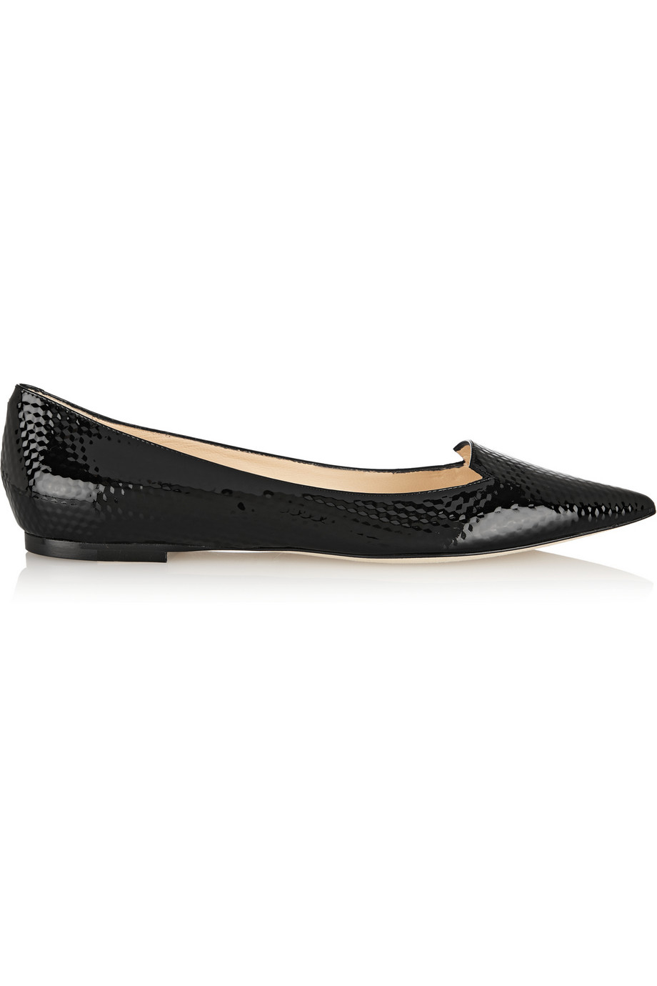 black jimmy choo flats