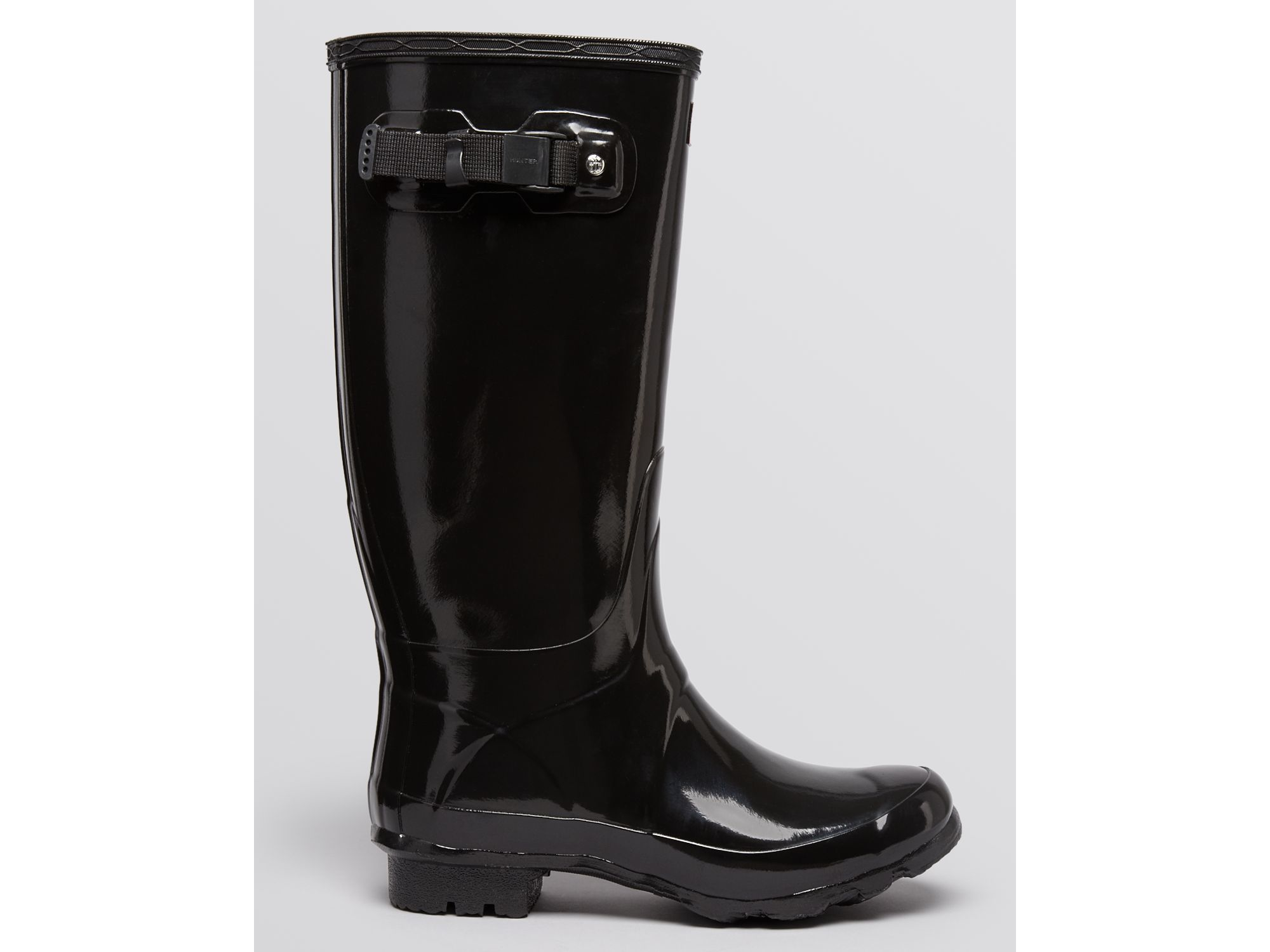 black hunter rain boots wide calf