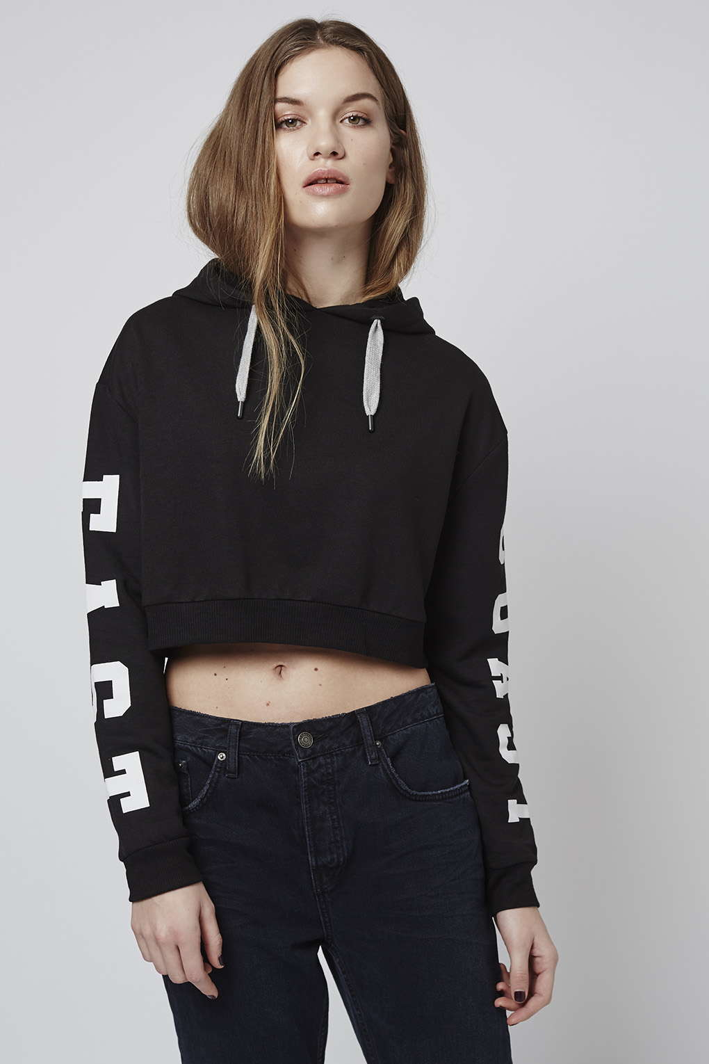 brave cropped hoodie sweatshirt