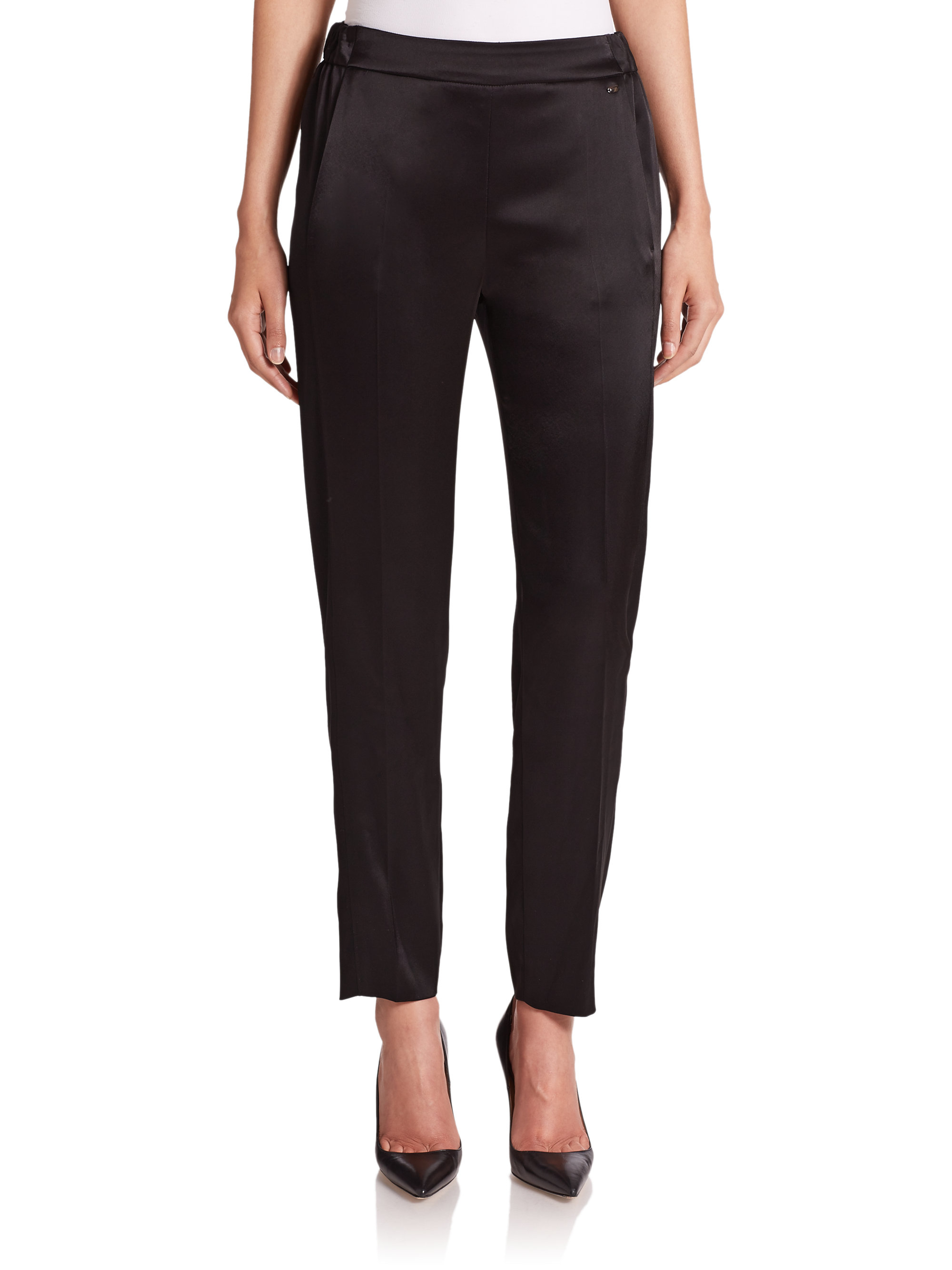 slim fit pants womens