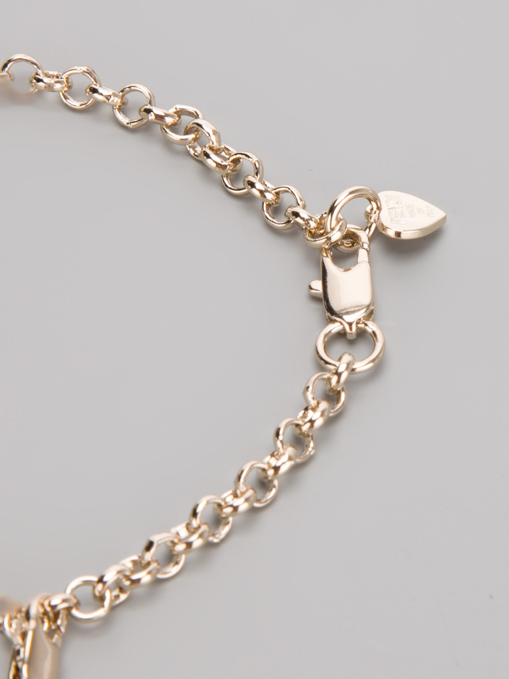 Lyst - Fendi Charm Bracelet in Metallic