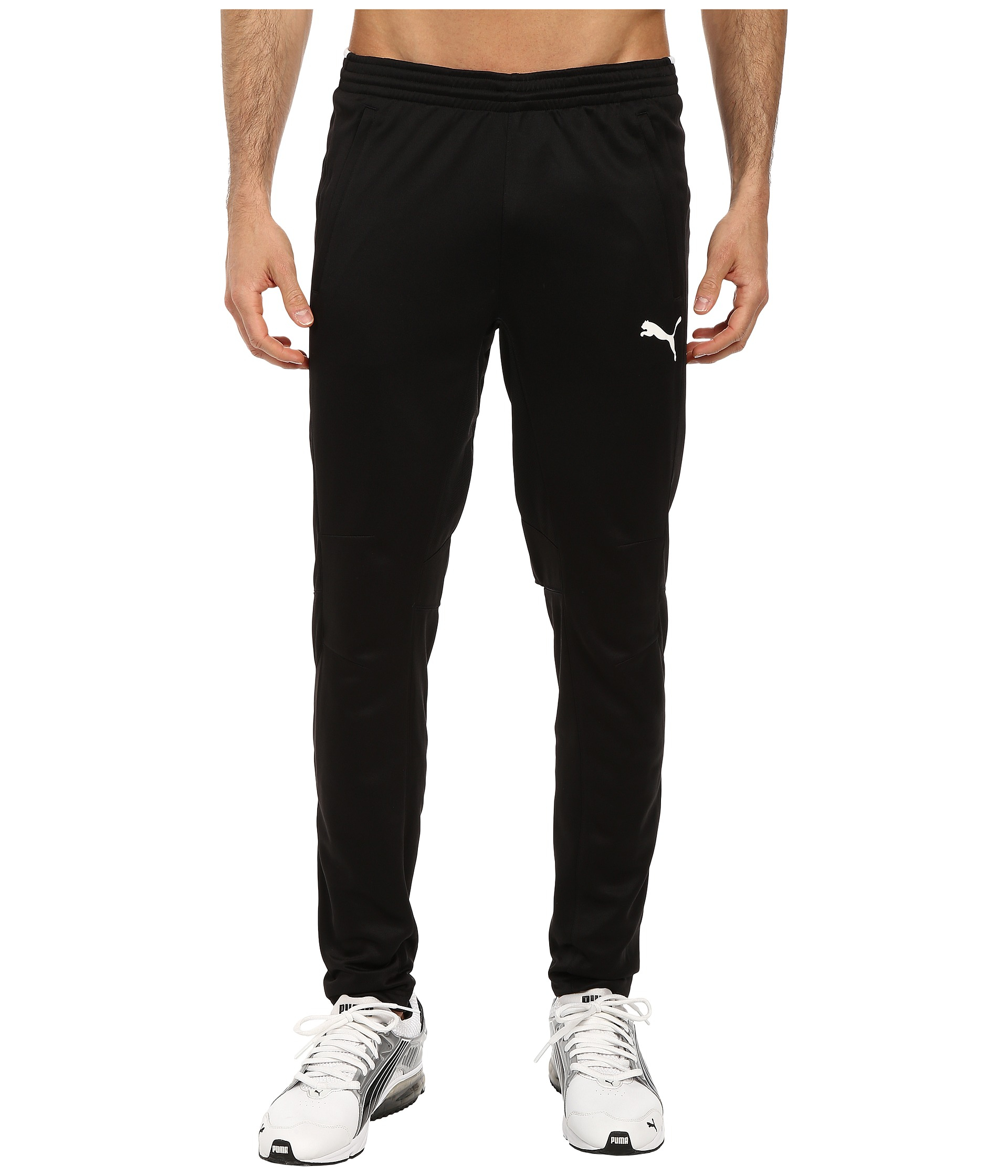 Puma Training Pant in Black for Men (Black/White) | Lyst