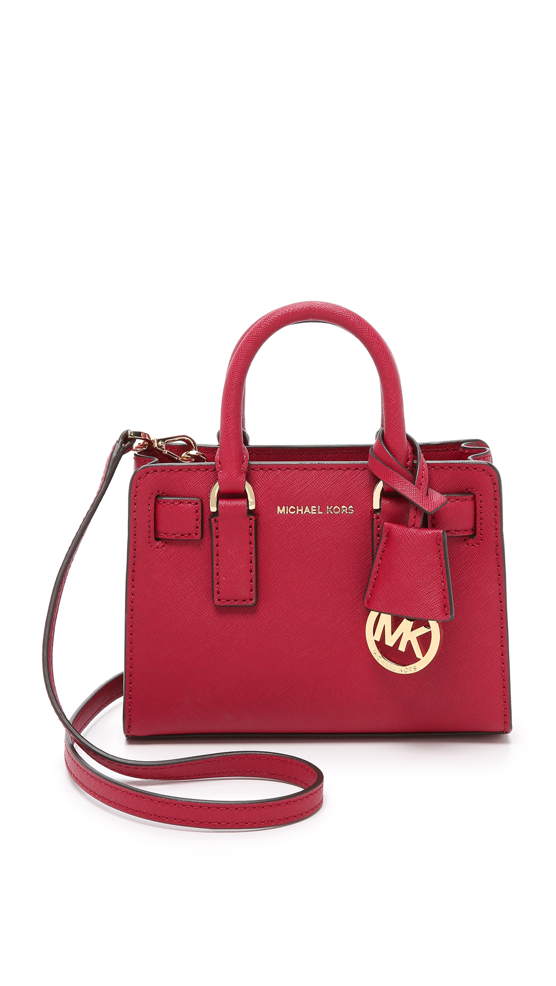 michael kors small red purse