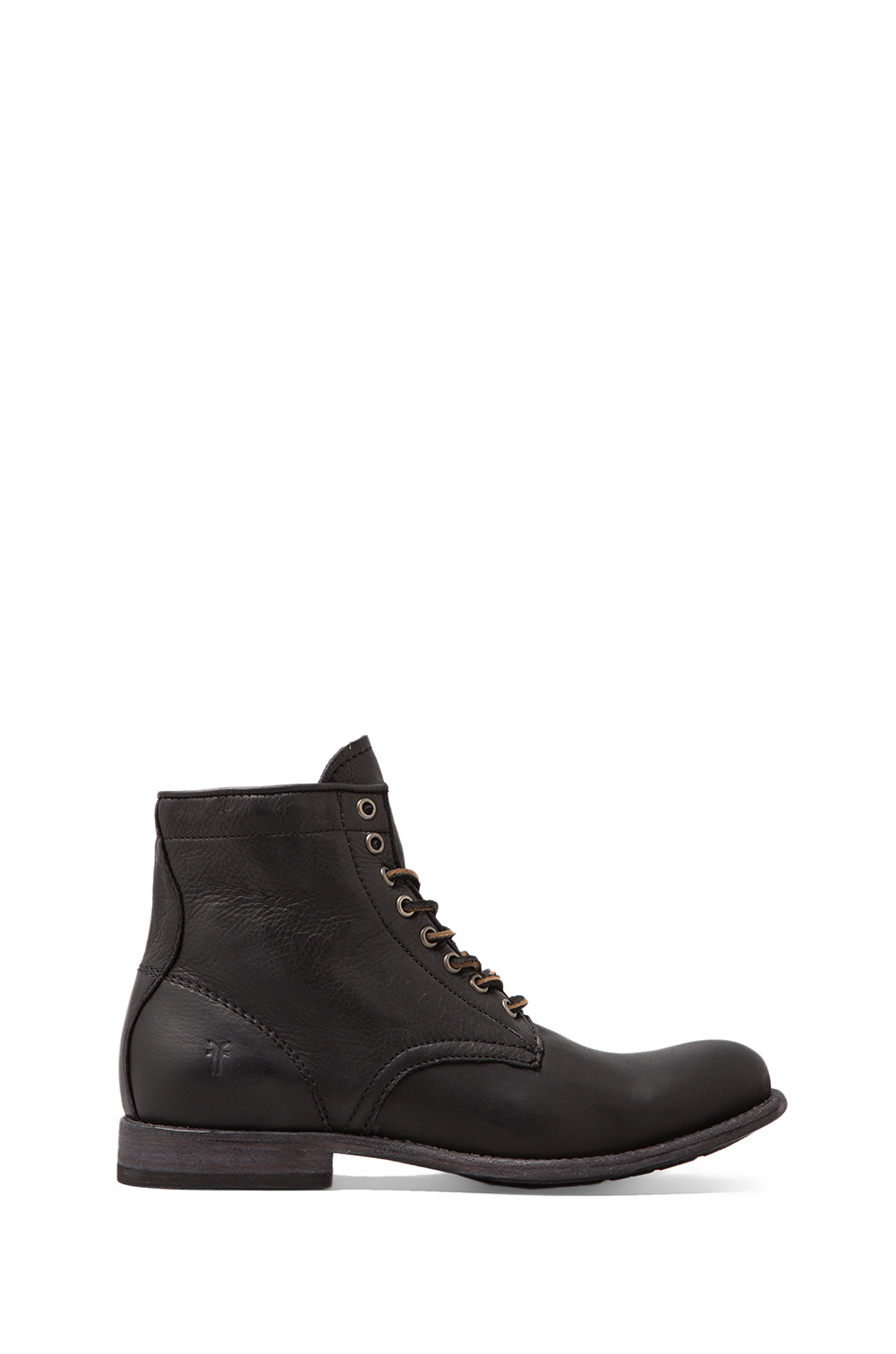 frye tyler lace up black