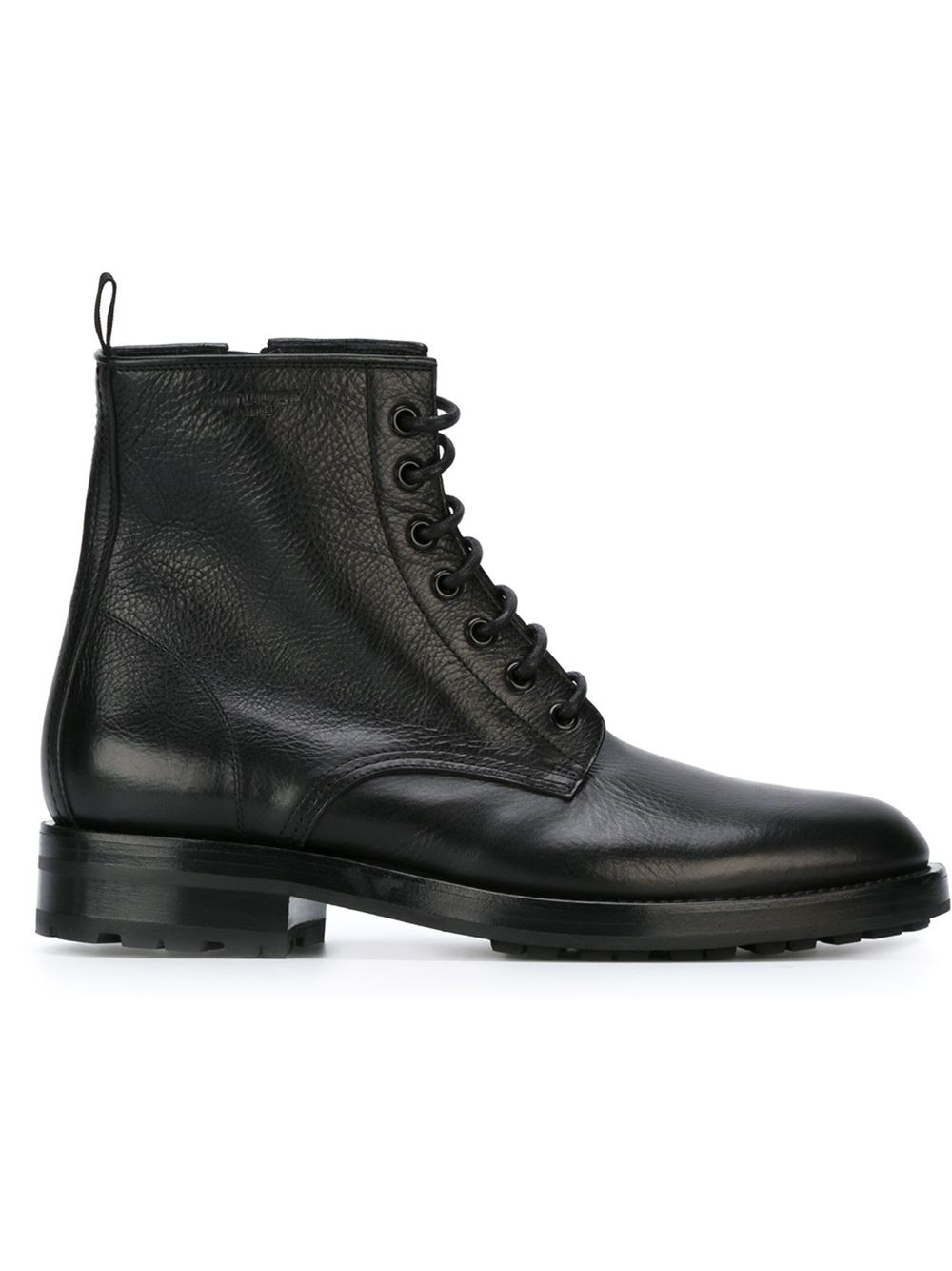 Saint laurent Classic Military Boots in Black for Men | Lyst