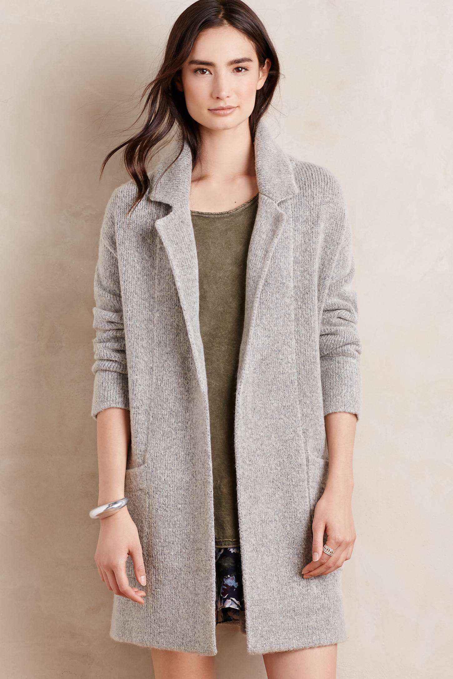 Sunday in brooklyn Derry Sweater Coat in Gray | Lyst