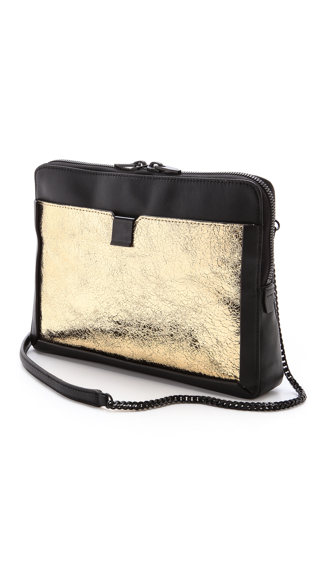 loeffler randall gold bag