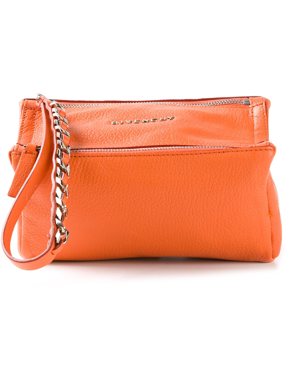 Lyst - Givenchy Pandora Wrist Pouch in Orange