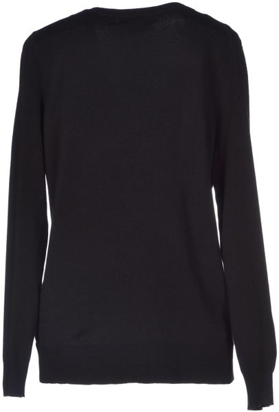 Michael Michael Kors Long Sleeve Sweater in Black | Lyst