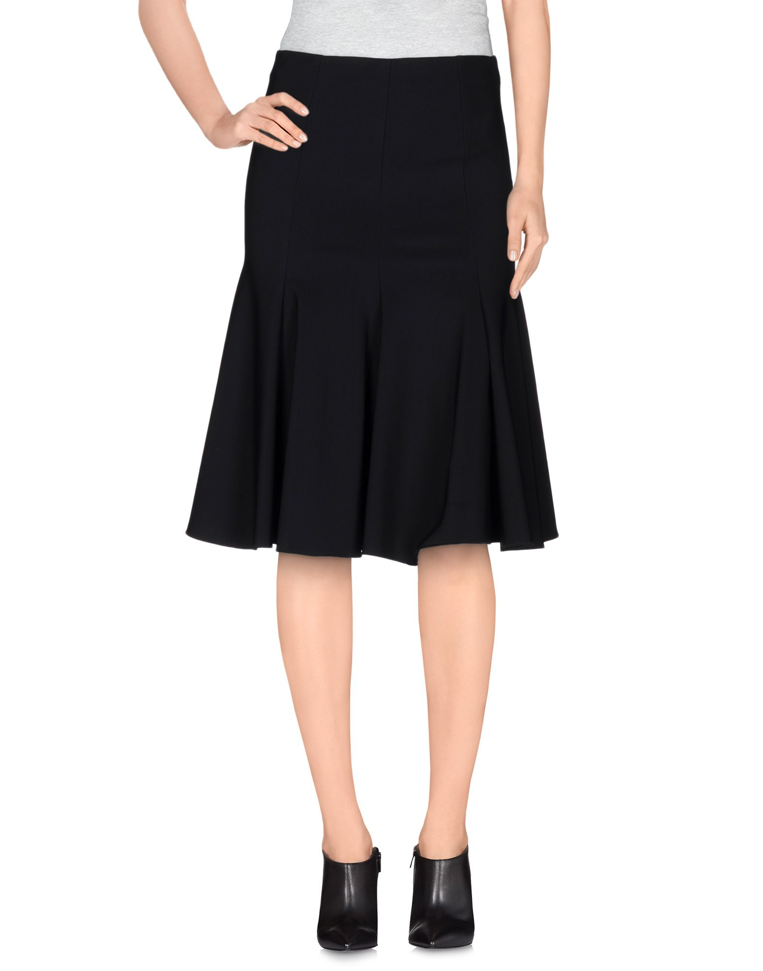 Pinko 3/4 Length Skirt in Black | Lyst