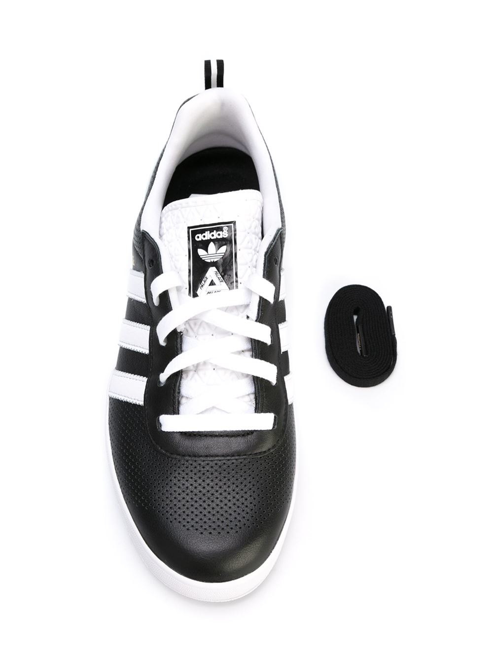 adidas Originals Mens X Palace Pro Suede Trainers BlackWhiteGold adidas Originals Mens X Palace Pro Suede Trainers BlackWhiteGold