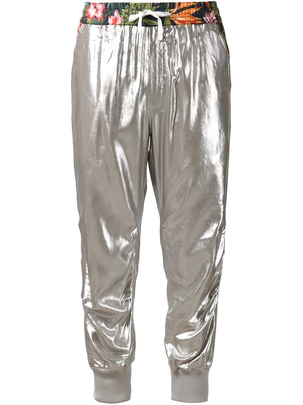 Y-3 'ultimate' Track Pants in Silver for Men (metallic) | Lyst