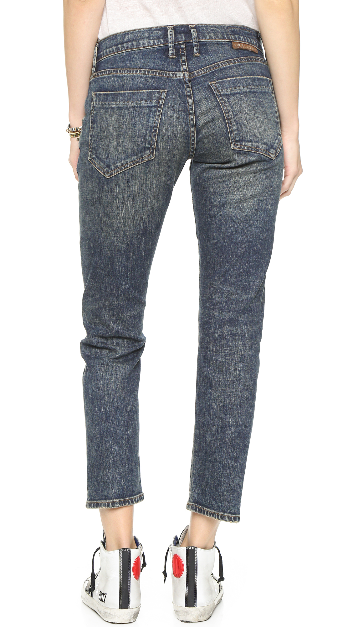 boyfriend cropped jeans