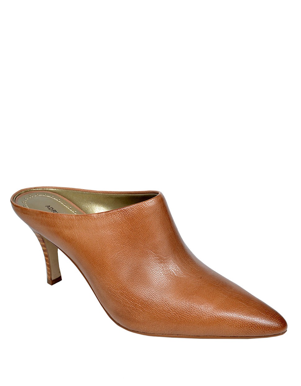 mule heels brown