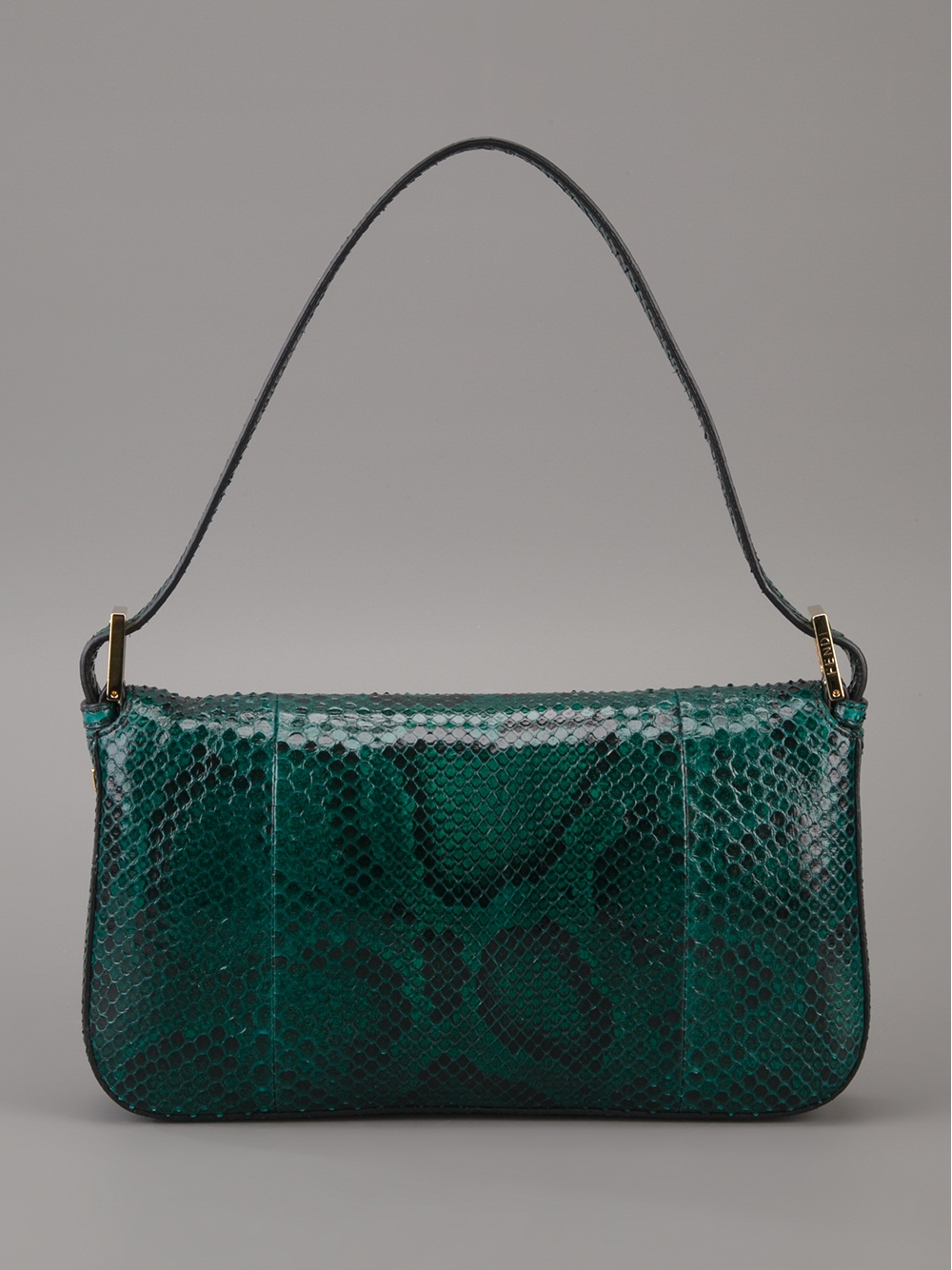 lime green snake skin purse