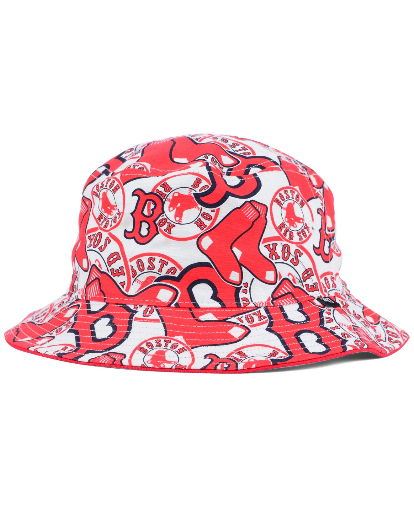 Lyst 47 Brand Boston Red Sox Bravado Bucket Hat in White for Men