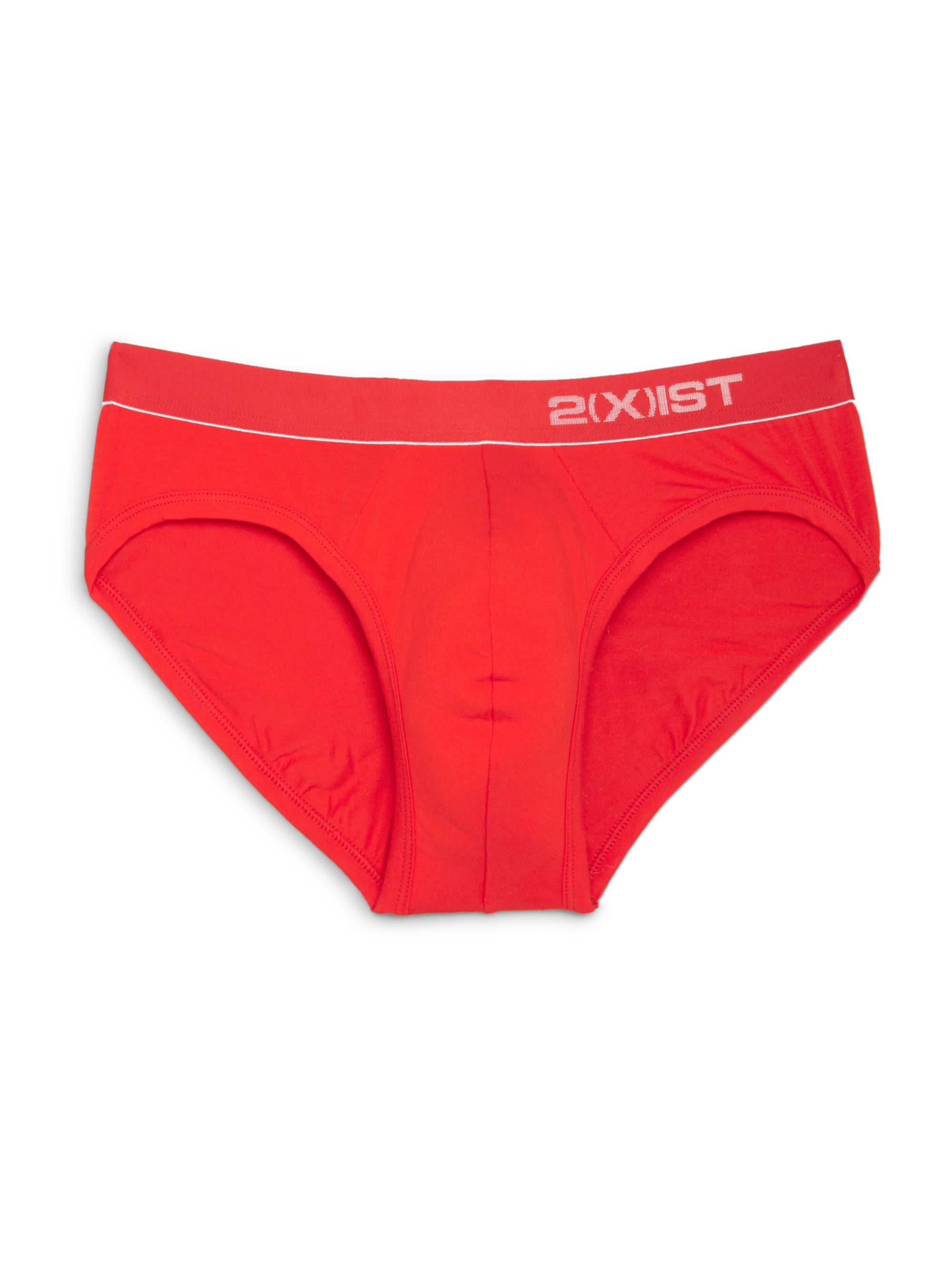 2xist Pima-stretch No Show Briefs in Red for Men | Lyst