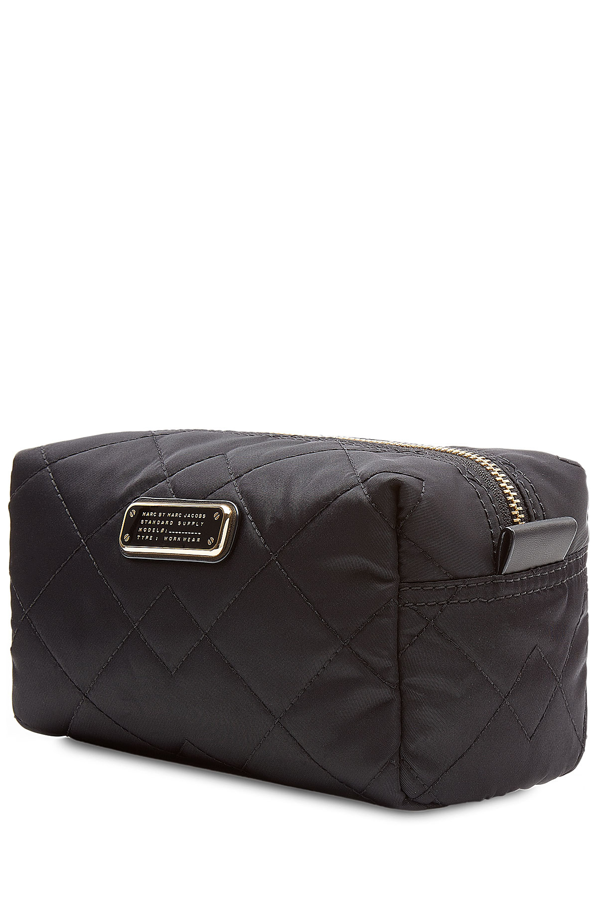 Lyst Marc By Jacobs Quilted Makeup Bag Black In Gallery