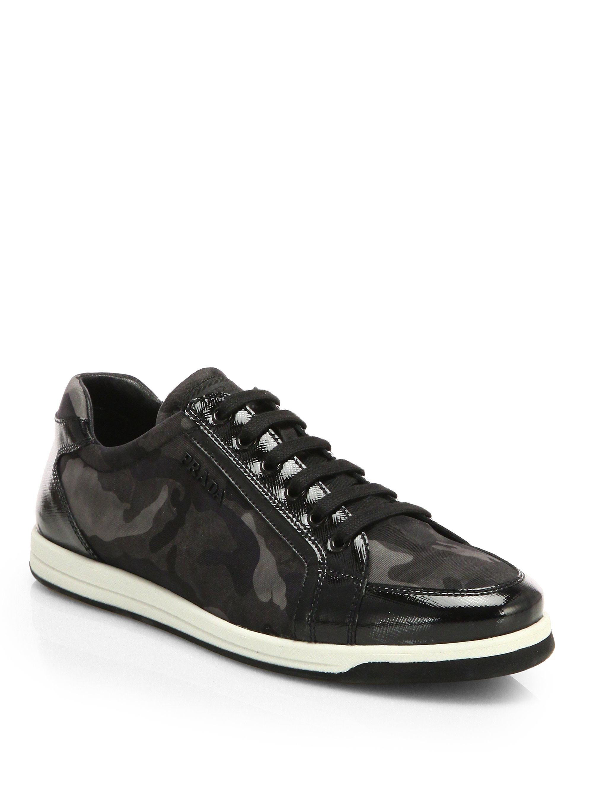 lyst-prada-camo-print-lace-up-sneakers-in-black