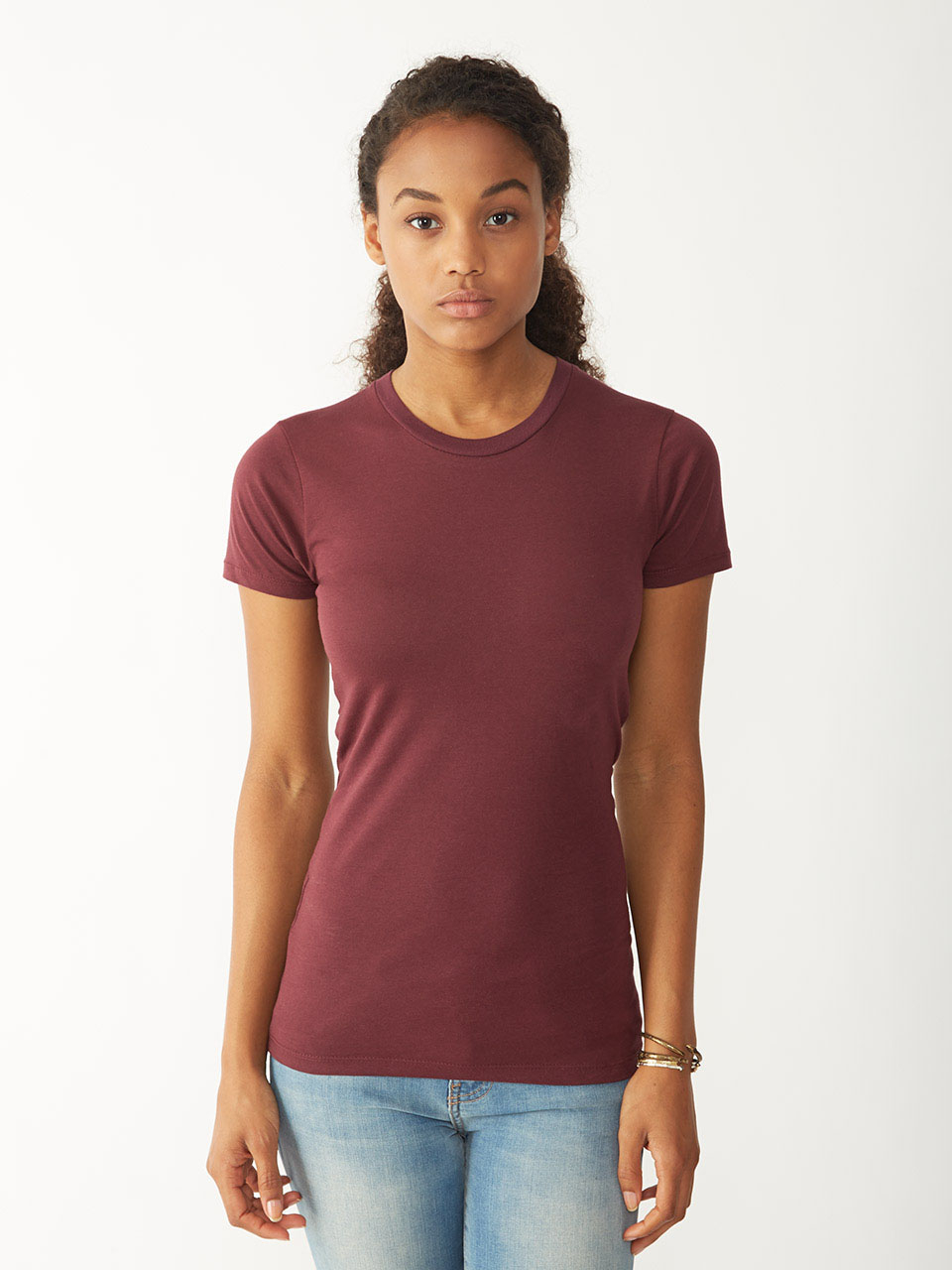 american apparel red shirt