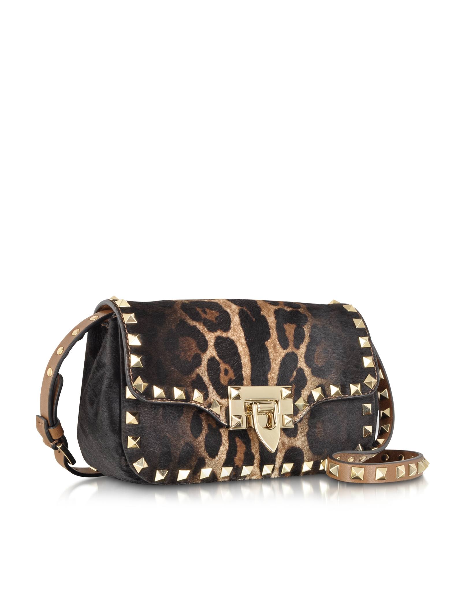 valentino leopard clutch