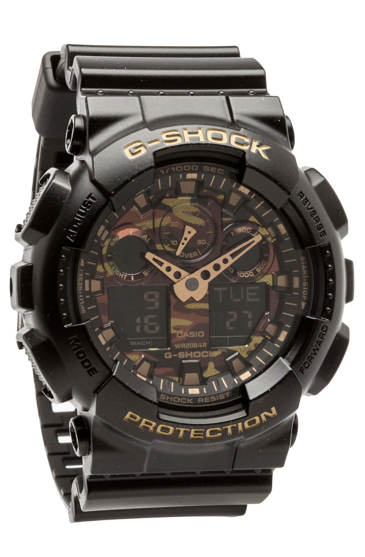 g shock ga100 black