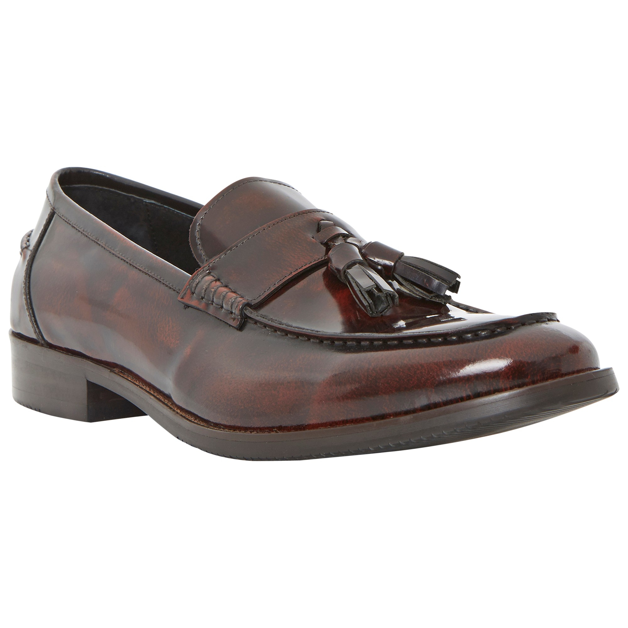 dune grover leather loafers