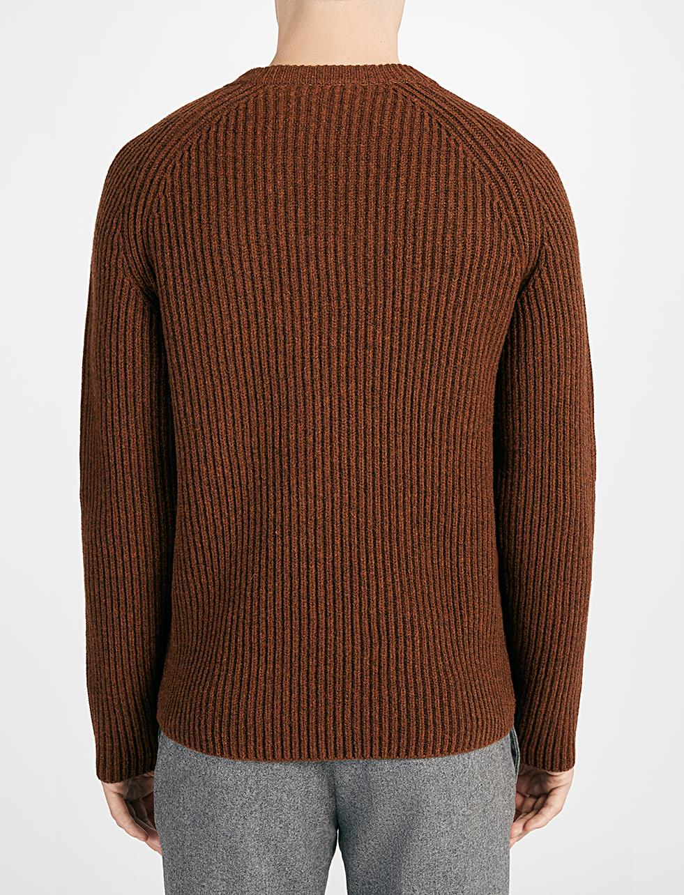 Lyst - Joseph Cardigan Stitch Raglan Sweater in Brown for Men