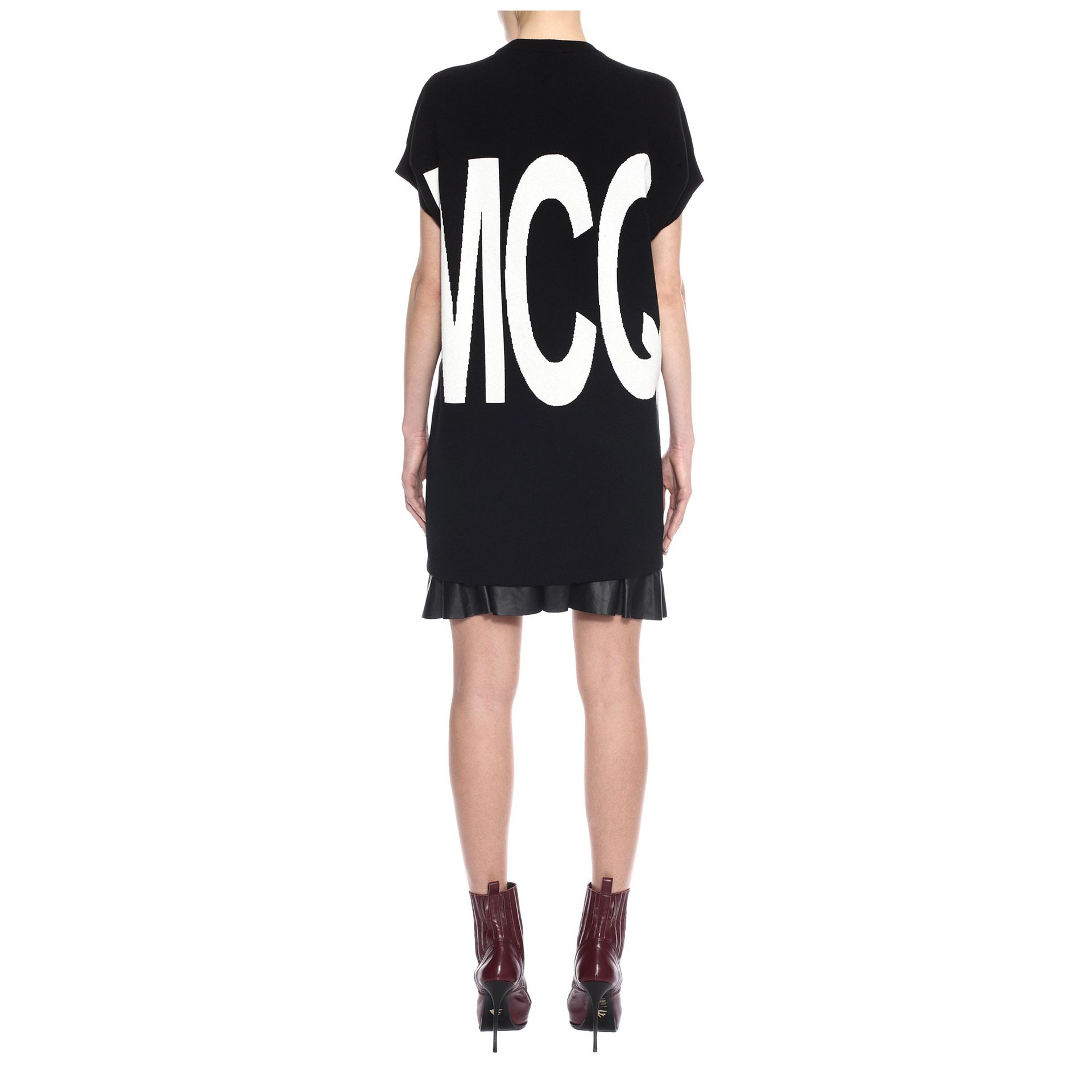 Lyst - Mcq Logo T-Shirt Dress in Black