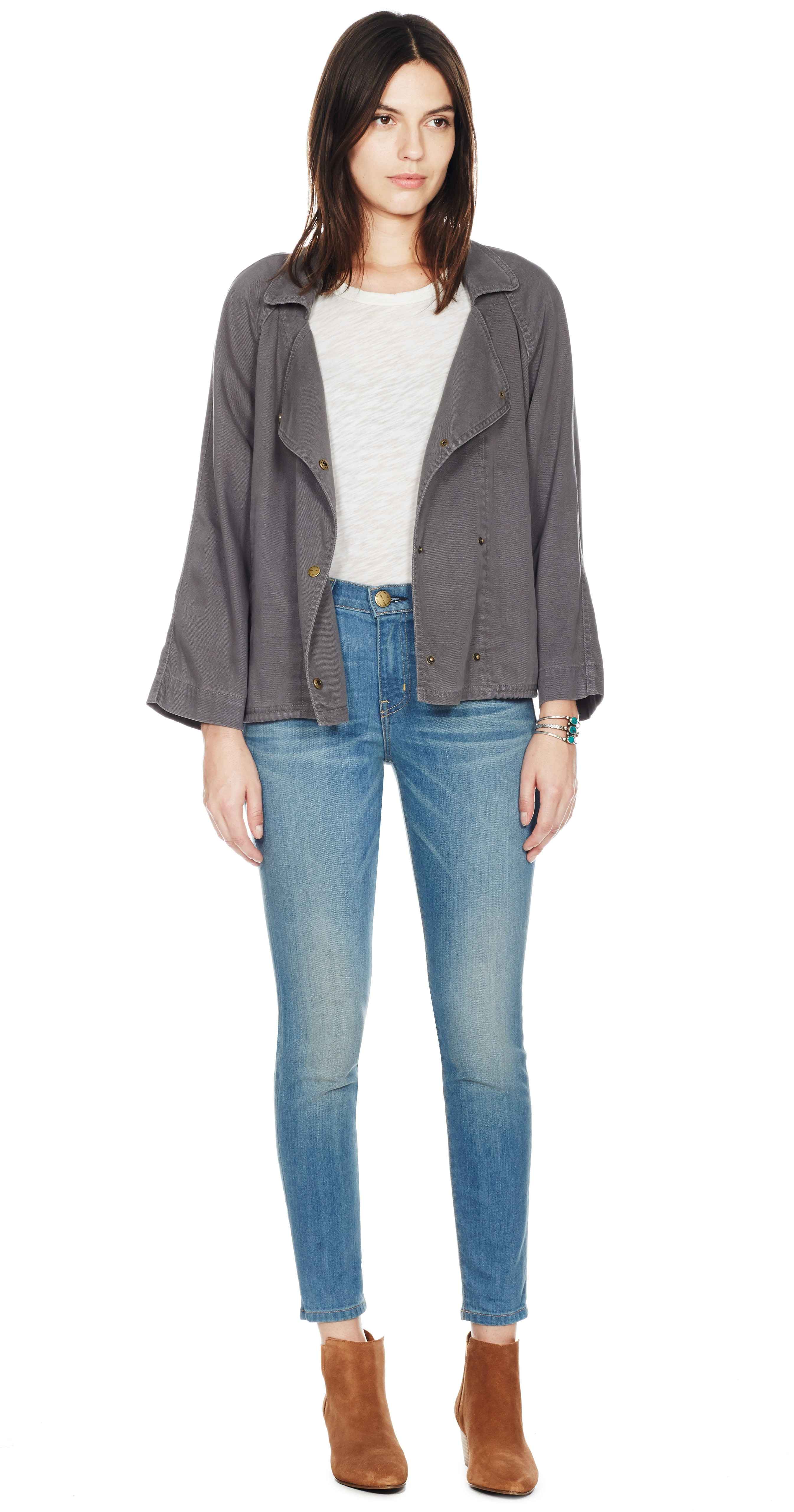 Lyst - Current/Elliott The Conductor Jacket in Gray